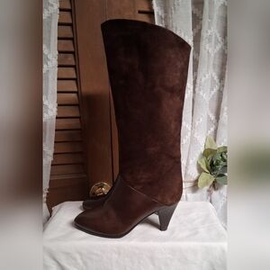 Elegant Brown Knee-High Women's Boots